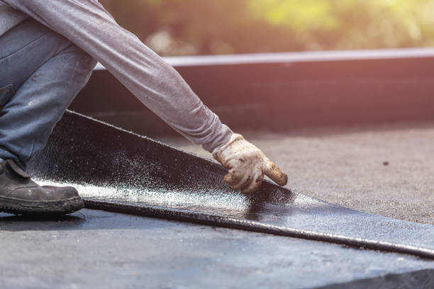 Professional Crawl Space Encapsulation technician working in Sardinia, NY